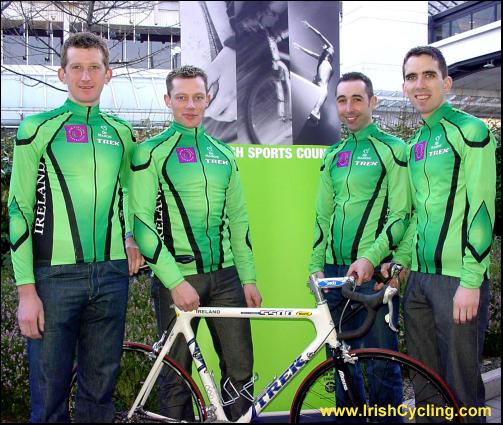 Some members of the Team Ireland who left for France this week